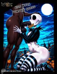 jack skellington from halloween by noctzurn