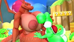 16:9 2023 3d 3d_(artwork) 3d_animation ?_block animated anthro anthro_on_anthro areola ass bedroom_eyes big_areola big_breasts big_nipples bouncing_breasts breast_play breast_suck breasts charizard crossover duo female generation_1_pokemon green_body highres huge_breasts larger_female male male/female narrowed_eyes nintendo nipple_fetish nipple_play nipple_suck nipples no_sound orange_body outside outside_sex pokemon seductive sex sitting size_difference smaller_male source_filmmaker_(artwork) sucking super_mario_bros. tagme tail tigura video widescreen yoshi zardmom_(reptilligator)