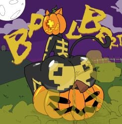 anthro ass ass_focus big_ass big_butt cloud costume epic_games fart fart_cloud fart_fetish farting farting_on_object feline female fortnite funkman98 furry gas halloween huge_ass jack-o'-lantern moon night pumpkin pumpkin_head sitting spice_(fortnite) tail