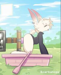 1boy animated anus ass ass_crack ass_focus ass_up ass_visible_through_thighs asshole big_ass big_butt breasts bunny bunny_boy bunny_tail butt_crack butt_focus butt_grab butt_jiggle butterfly_hair_ornament buttocks buttplug carbanogg doggy_style femboy fucking_machine furry furry_ass furry_male furry_only gay machine male minecraft minecraft_sheep_fucker_machine sex sex_toy shorter_than_10_seconds tagme vertical_video video