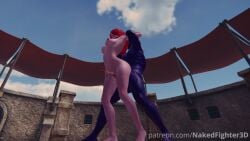 3d 3d_model ass ballbusting balls big_breasts breasts curvy curvy_body curvy_figure curvy_hips dark-skinned_male dark_skin elf_ears fantasy fantasy_world fight fighting fighting_game fighting_pose fighting_ring futa_bottom futa_on_male futa_penetrated futa_penis futanari futasub game game_screenshot hard_cock hard_penis intersex male male_on_futa male_penetrating_futa male_penetrating_intersex muscular muscular_legs muscular_male naked naked_fighter_3d naked_fu naked_futa naked_male penis pink_skin purple_body purple_skin red_hair red_nipples rough_sex round_ass sex sex_from_behind small_waist violet_skin