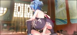 1boy 1girls 3d 3d_animation 3d_model aether_(genshin_impact) animated artist_name blue_hair bouncing_ass bouncing_breasts braided_hair breasts breasts_out cowgirl_position female ganyu_(genshin_impact) genshin_impact hair_ornament hellicava hook_001 hoyoverse light-skinned_female light-skinned_male light_skin longer_than_10_seconds male mihoyo on_top on_top_of on_top_of_another opennsfwsp pantyhose penis pussy reverse_cowgirl_position riding riding_penis sex shorter_than_30_seconds sound sound_effects squatting_cowgirl_position squatting_reverse_cowgirl_position straight straight_sex tagme tied_hair torn_pantyhose vagina vaginal_penetration vaginal_sex video video_game_character video_games voice_acted watermark