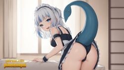 gawr gura from hololive by pixelsenpai
