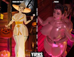 chun-li from halloween by yiph