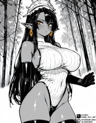 olga discordia from kuroinu ~kedakaki seijo wa hakudaku ni somaru~ by olgaaiart