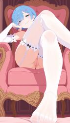 rem (re:zero) from re:zero kara hajimeru isekai seikatsu by hanime34