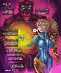 samus aran from metroid by rammionn