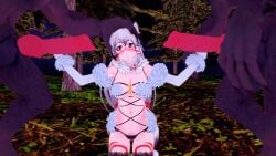 1girls 3d amaterasu amaterasu_(gijinka) animated anthro balls big_breasts big_penis black_tipped_tail breasts canid canine canine_genitalia canine_penis canis capcom clover_studio dangerous_beast double_handjob female forest halloween handjob head_grab holidays humanized japanese_mythology knot koikatsu koikatsu_(medium) long_hair longer_than_10_seconds male mash_kyrielight_(dangerous_beast)_(cosplay) mp4 no_sound okami orange_eyes penis personification red_accents red_markings shorter_than_30_seconds tagme tail video werewolf white_hair wolf wolf_ears wolf_girl wolf_tail