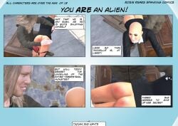 alien alien_girl ass bare_ass butt celebrity emma_stone otk_spanking over_the_knee_spanking patreon sore_bottom spanking spanking_ass spanking_butt