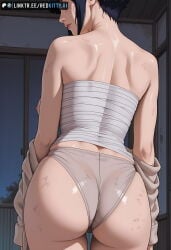 ai_generated ass bondage hinata_hyuuga hyuuga_hinata hyuuga_hinata_(genin) mummy mummy_costume mummy_wrappings naruto_(classic) naruto_(series) redhenxx redkitty sarashi sex vagina vaginal_penetration
