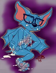 1anthro 1boy 2015 after_anal after_sex anthro anthro_male anthro_only anus artist_signature balls barefoot bat bat_boy batley blush blushing blushing_male color colored cum cum_from_ass cum_in_ass cum_inside cum_leaking cum_on_feet eureeka's_castle fangs feet flaccid glasses glasses_on_head glasses_only holding_ass leaking lying male male_focus male_only mammal naked naked_anthro naked_male nick_jr nickelodeon nude nude_male on_side one_leg_up penis perineum purple_background sean_blackthorne signature solo solo_anthro solo_male tumblr tumblr_link uncut