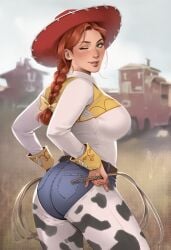 1girls ai_generated big_ass big_breasts big_thighs breasts busty chest curvaceous curvy curvy_figure digital_media_(artwork) disney female green_eyes hips hourglass_figure huge_ass huge_breasts huge_thighs jessie_(toy_story) large_ass large_breasts large_thighs light-skinned_female light_skin living_doll living_toy mature mature_female phophopho pixar red_hair slim_waist thick thick_hips thick_legs thick_thighs thighs toy_story toy_story_2 toy_story_3 voluptuous waist wide_hips