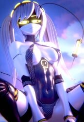 1girl 1girls 3d 3d_(artwork) 3d_model 3d_render 777bronzestar areola areolae areolae_visible_through_clothing bikini bikini_bottom bikini_top blender blender_(artwork) blender_(software) blender_cycles blender_cycles_(artwork) breasts eyebrows eyelashes glitch_productions glowing glowing_eyes hair headgear j_(murder_drones) lips long_hair looking_at_viewer looking_down monokini murder_drones outdoors outside robot robot_girl robot_humanoid screen_face silver_hair sitting small_breasts smile smile_at_viewer smiley_face smiling smiling_at_viewer solo solo_female solo_focus tail thick_thighs thighs toned toned_body toned_female toned_stomach twintails two-tone_body white_body yellow_eyes