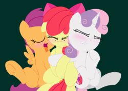 2016 anus apple_bloom_(mlp) dtcx97 earth_pony equine female feral friendship_is_magic horn horse mammal masturbation my_little_pony pegasus pony pussy scootaloo_(mlp) sweetie_belle_(mlp) unicorn wings