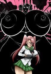 ass_expansion body_expansion breast_expansion breast_growth breast_growth_(enlargement) breasts brown_eyes busty_female butt_expansion cleavage clothes_removed color comic comic_cover comic_page cow_girl cow_horns cow_tail cow_transformation curvydrawings dark_place expansion_sequence expansion_sound_effects female giantess giantess_growth gigantic_breasts glasses high_resolution highres highschool_of_the_dead horns huge_ass huge_breasts inverted_nipples labcoat laboratory large_horns large_nipples lips massive_breasts milf motion_lines nipples nipples_out nude_female pink_hair saya_takagi school_uniform shizuka_marikawa solo solo_female tail takagi_saya taller_female thick_hips thick_thighs thighs torn_clothes transformation wardrobe_malfunction weight_gain white_shirt wide_hips wide_shoulders wide_thighs yellow_hair