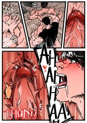 2boys age_difference anal anal_sex artist_request batcest batman_(series) bratty_submissive bruce_wayne brujay clothed_male_nude_male comic_page dc dc_comics dirty_talk erection father_and_son flushed flushed_face gay gay_sex incest jason_todd large_penis male/male male_only male_penetrated mature_male muscular_bottom on_bed part_4 part_of_a_series prostate prostate_orgasm prostate_stimulation sex_from_behind tagme taunting white_streak
