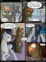 2016 anus balls button_mash_(mlp) comic dark-candle dialogue earth_pony english_text equine feral friendship_is_magic horse male male_only mammal my_little_pony pegasus pony rumble_(mlp) text wings