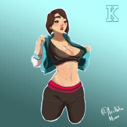 3on3freestyle aestheticc-meme asian breasts kim kim_(3on3_freestyle) korean korean_female nsfw sexy tits