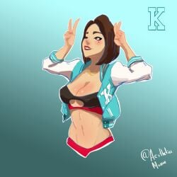 3on3freestyle aestheticc-meme asian breasts kim kim_(3on3_freestyle) korean korean_female nsfw sexy tits