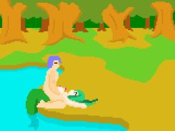 1boy 1girls 2d animated areolae big_breasts blush boobjob boy_on_top breast_squeeze breasts catherine_(sensual_quest) cum cum_on_face cum_on_hair ejaculation facial fellatio female game_cg green_eyes green_hair huge_breasts jermaneels jiggling_breasts licking_penis male masturbation mermaid nipples outercourse outside paizufella paizuri paizuri_lead_by_male penis pixel_animation pixel_art sensual_pleasure_2 squeezing_breast tagme