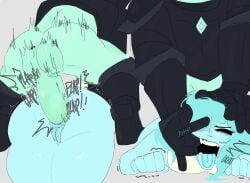 1boy 1girls 2020s 2026 anal anal_sex ass balls blushcrunch_studio brother brother_and_sister closed_eyes connie_(dandy's_world) dandy's_world dandys_world female ghost ghost_girl incest knight knight_armor male male/female mouth_hold pageeeeeeee roblox sister soulvester tagme testicles tongue tongue_out