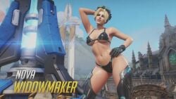blonde_female blonde_hair blue_eyes breasts light-skinned_female nova_(starcraft) nova_widowmaker overwatch overwatch_2 starcraft starcraft_2