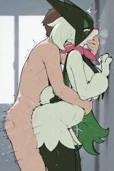 against_wall ai_generated anthro anthro_penetrated cat embrace feline female femsub fingers_in_mouth furry furry_female human_male human_on_anthro male male/female maledom meowscarada miragetheone pokemon pokemon_(species) pokephilia sex sex_from_behind standing standing_sex tears tears_of_pleasure