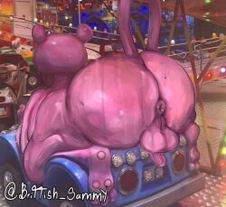 anthro anus anus_peek ass ass_focus ass_up backsack ballsack carousel fat_ass furry furry_only huge_ass male male_only pink_panther pink_panther_(series)