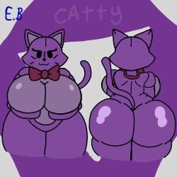 ass butt cat_girl catgirl catti_(gremlingrounded) huge_ass huge_butt huge_tits looking_at_viewer lovedoll_toy_factory plush_baby tits