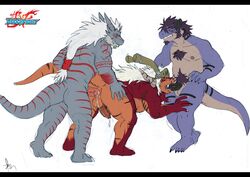 buddyfight dragon drum's_father group horn male penis tagme yaoi