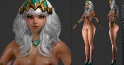 blender blender_(software) kinkycat3d kinkykatt3d league_of_legends qiyana_yunalai