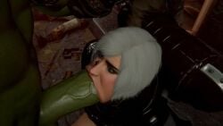 1girls 3d 720p abs adepta_sororitas anal anal_sex animated big_breasts big_penis black_body blowjob bottomless deep_blowjob defeated female female_focus grabbing imperium_of_man male mehdead mp4 no_sound oral oral_sex ork sister_of_battle tagme video warhammer_(franchise) warhammer_40k white_hair