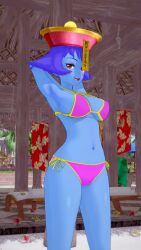 1girls 3d_(artwork) capcom darkstalkers hsien_ko koikatsu