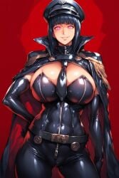 absoluteai ai_generated bangs big_breasts black_hair bodysuit boruto:_naruto_next_generations brainwashed brainwashing corrupted corruption cruelty dominant_female emotionless enemy_conversion hypnosis hyuuga_hinata latex latex_bodysuit latex_clothing latex_gloves latex_suit mature_female milf mind_control moral_degeneration naruto naruto_(series) personality_change pink_eyes warden