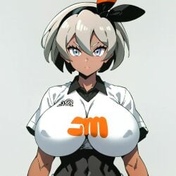 ai_generated bea_(pokemon) big_breasts breasts female jiuyang-hsien large_breasts pokemon solo