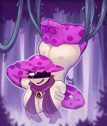 1girls anthro anthrofied ass breasts female flora_fauna fungi_humanoid fungus fungy mushroom mushroom_girl nightcap_(pvz:h) plant plant_girl plant_humanoid plants_vs_zombies popcap_games pussy srrealleaf