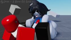 1boy 1boy1girl 1girls 2024 3d 3d_animation animated background_music baseplate bbnnuuyy big_breasts big_penis black_hair female grey_skin handjob longer_than_2_minutes looking_at_viewer loop looping_animation male music perfect_loop red_skin roblox shocked shocked_expression shocked_eyes shocked_face straight stroking_penis tagme tongue_out video