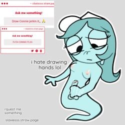 connie_(dandy's_world) dandy's_world futa_only futanari intersex jerkingoff masturbation request slaxiess strawpage_request