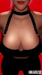 3d black_cat_(marvel) breasts felicia_hardy marvel marvel_comics naked naked_female spider-man_(series) wet_boobs wetness