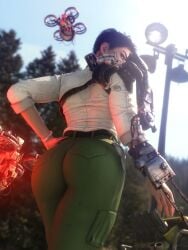 1female 1girls 3d adriana_imai ass ass_focus big_ass big_breasts breasts bust busty curvaceous curvy curvy_figure dbd dead_by_daylight female female_only hips hourglass_figure huge_ass huge_breasts large_ass large_breasts light-skinned_female light_skin pants slim_waist solo solo_female the_skull_merchant thick thick_ass thick_hips thick_legs thick_thighs thighs tight_clothing top_heavy voluptuous voluptuous_female waist wide_hips word2