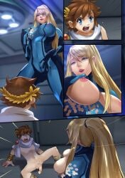 angel bayonetta bayonetta_(character) body_swap body_switch bodyswap comic kid_icarus metroid milf nintendo pit pit_(kid_icarus) samus_aran super_smash_bros. tsfsingularity zero_suit_samus