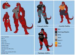 carnotaurus dinosaur fang_matos lordstevie model_sheet nude