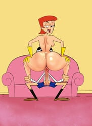 age_difference ass big_ass cartoon_network dat_ass dexter's_laboratory dexter's_mom female imminent_vaginal male mandark milf nikuyoku nude penis red_hair small_but_hung small_dom_big_sub unseen_male_face