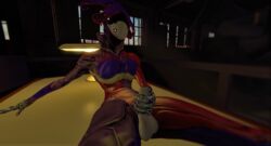 3d alien balls dickgirl intersex masturbation mirage_(warframe) penis solo source_filmmaker tenno warframe