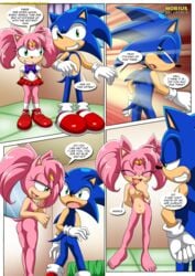 age_difference amy_rose anthro archie_comics ass bbmbbf bishoujo_senshi_sailor_moon blue_fur blush breasts chibi_rose_(character) clothed clothing comic cosplay dialogue female footwear fur gloves green_eyes hair half-closed_eyes hand_behind_head hedgehog hi_res imminent_sex long_hair magic male mammal mobian_(species) mobius_unleashed monotreme nipples nude open_mouth palcomix pink_fur pink_hair pussy sailor_uniform seductive shoes size_difference skirt small_breasts smile sonic_(series) sonic_the_hedgehog surprised tan_fur text tied_hair twintails young