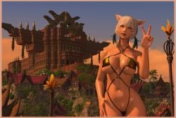 miqo'te from final fantasy by iriserretxiv