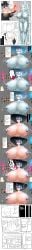 1girls apprentice_mage_(ohitsuji) areolae big_breasts black_hair breasts breasts_bigger_than_head cleavage comic english_text faucet faucet_on_nipples female female_focus forced_lactation forced_transformation genderswap_(mtf) gigantic_breasts hair_over_eyes hat heart heart_symbol huge_breasts inanimate_transformation lactation large_breasts massive_breasts milk nipple_faucet nipples objectification ohitsuji onomatopoeia original original_character rule_63 short_hair speech_bubble tagme tears text thought_bubble top_heavy top_heavy_breasts transformation translated