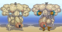 balls bodybuilder hyper hyper_cock hyper_genitalia hyper_muscles hyper_penis hyper_testicles male male_only muscles muscular muscular_arms muscular_male muscular_thighs penis purplephantom7 testicles