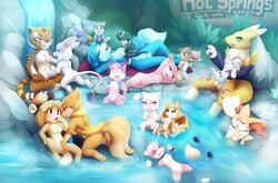 16girls 6+girls animal_crossing anthro bat braixen breasts canine cave_story charle crossover darkmirage digimon dust:_an_elysian_tail english_text fairy_tail feline female female_only fidget fingering floatzel fox gatomon hot_spring isabelle_(animal_crossing) krystal kung_fu_panda lagomorph mammal master_tigress mew mimiga multiple_girls nintendo pokémon_(species) pokemon pokemon_(species) pussy renamon star_fox straight_hair sue_sakamoto the_lego_movie unikitty video_games water yuri