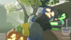 10_seconds 2boys 3d ahe_gao ahegao_face anal anal_insertion anal_sex animated ass background balls ballsack bottomless clothing cum cum_inside cumming cumming_while_penetrating disembodied_penis dusekkar_(forsaken) ears_down floating_penis forsaken_(roblox) gay gay_sex large_penis loop male male/male male_only male_penetrating noob noob_(forsaken) noob_(roblox) outdoors penis penis_in_ass pumpkin pumpkin_head roblox roblox_game robloxian shorter_than_30_seconds socks sootee11 sound straight_to_gay tail thighs video video_games watermark